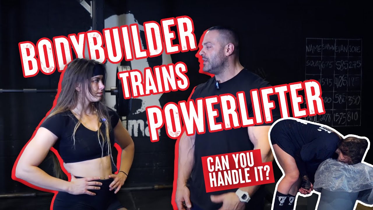 Powerlifter Monica Granda Survives Bodybuilder Evan Centopani’s Leg Day YouTube
