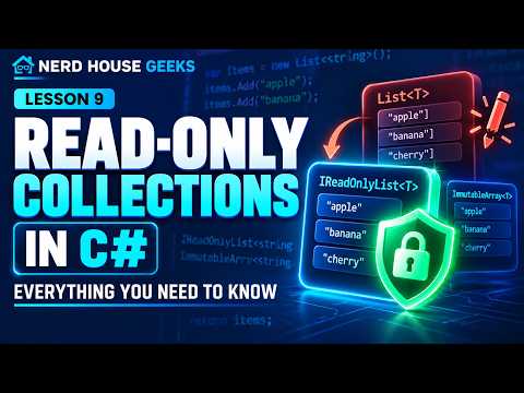 Read Only Collections in C# Everything you need to know  | Lesson 9