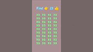 Find 23 odd number 😜 #iqtest #facts #maths #find #puzzlechallenge