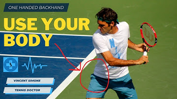 How To Transfer Your Body Weight On The One Handed Backhand