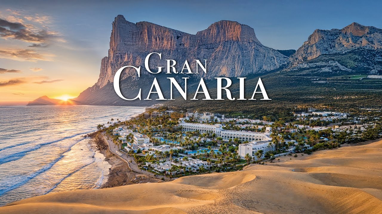 Gran Canaria 4K - Spain, Canary Islands Relaxing Travel Film with Calming Music