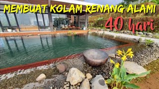 Membuat Kolam Renang Alami dari awal sampai selesai
