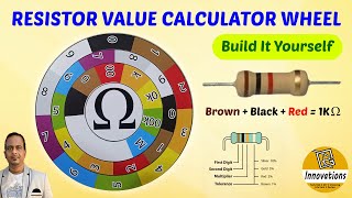 DIY Resistor/Resistance Value Calculator Wheel | Color Wheel for Resistance Identification