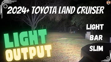 Toyota Land Cruiser Light Output LED Light Bars SLIM | M&R Automotive