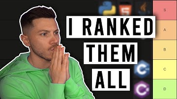 Ranking Every Programming Language Ever (OBJECTIVE, NOT BIASED)