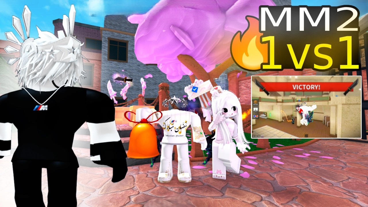 متابعة تحدتني وقالت يا خواف انزلي 1v1!!🤬🔥لكن الرد كان قوي!🤯| Roblox MM2
