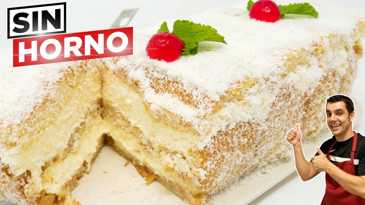 ¡POSTRE demasiado bueno! PASTEL FRÍO 😍🍋 (sin horno) y sin Gelatina, Receta fácil # 833