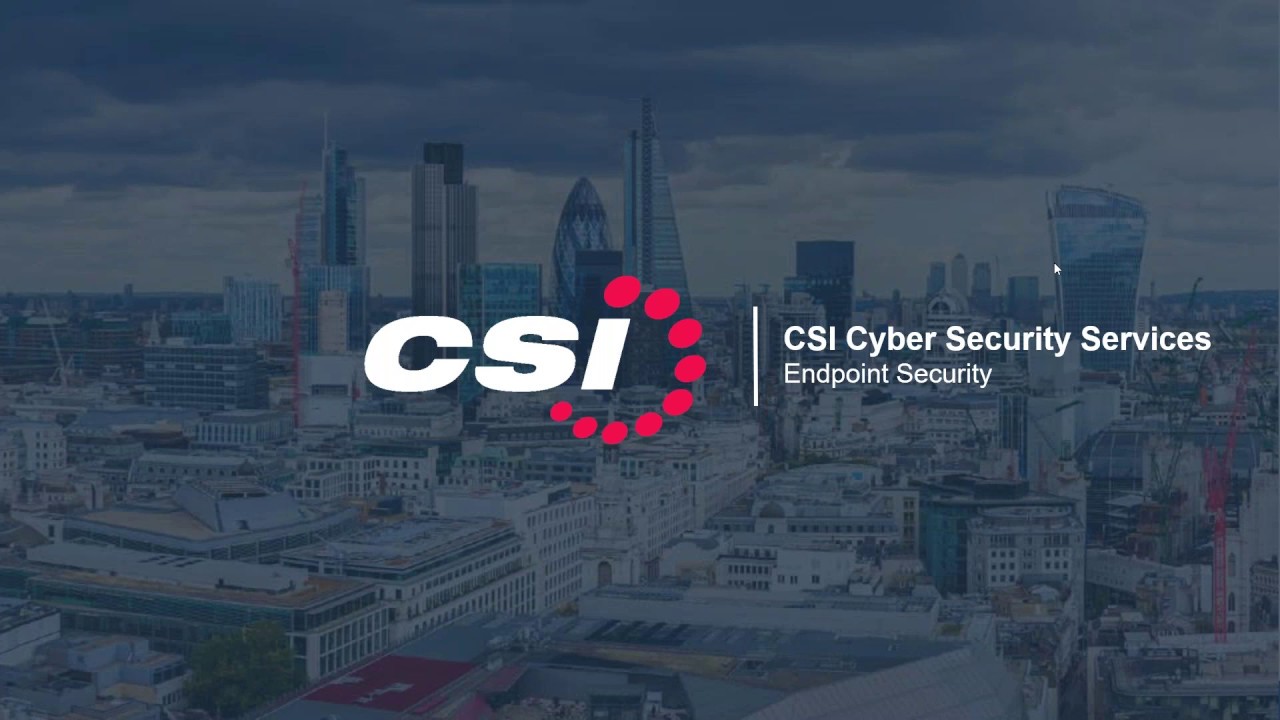 CSI Webinar - Endpoint Protection The AI Way