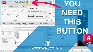AutoCAD Save and Close All Your Drawings At Once
