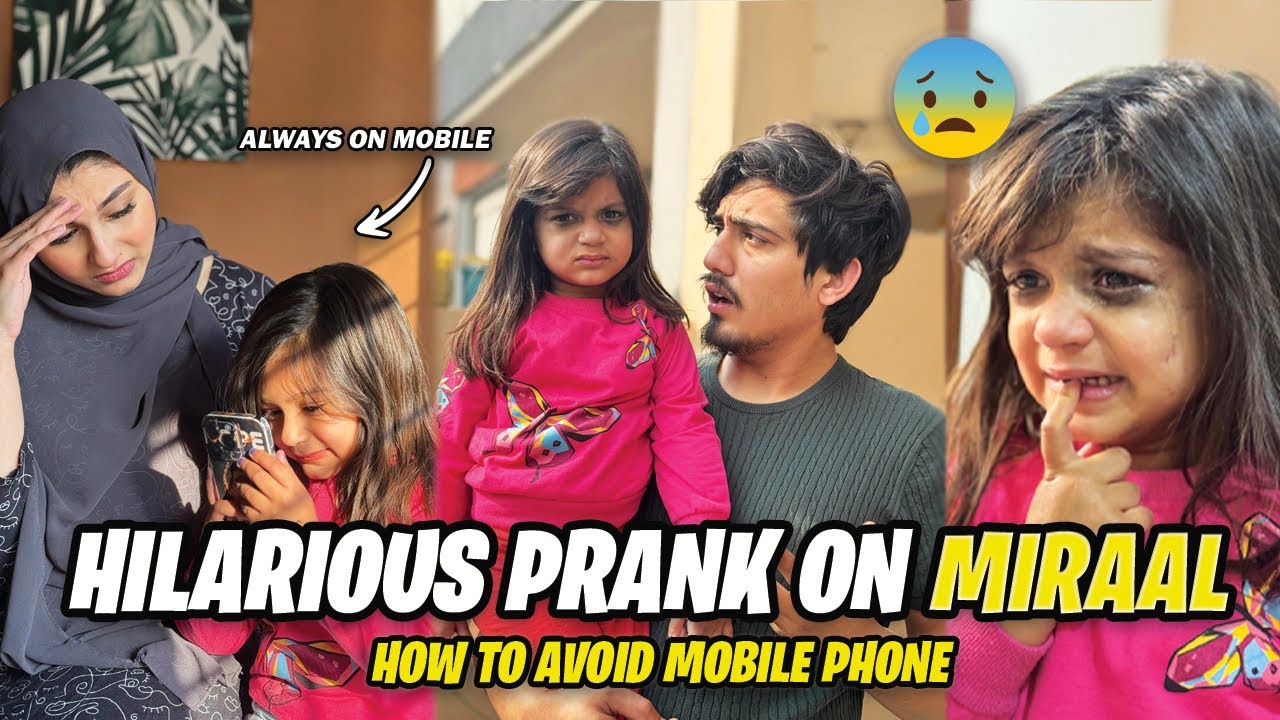 Hillarious PRANK on Miraal😆🧟‍♀️📵|SAY NO YO MOBILE PHONES| MINAAZ LIFE