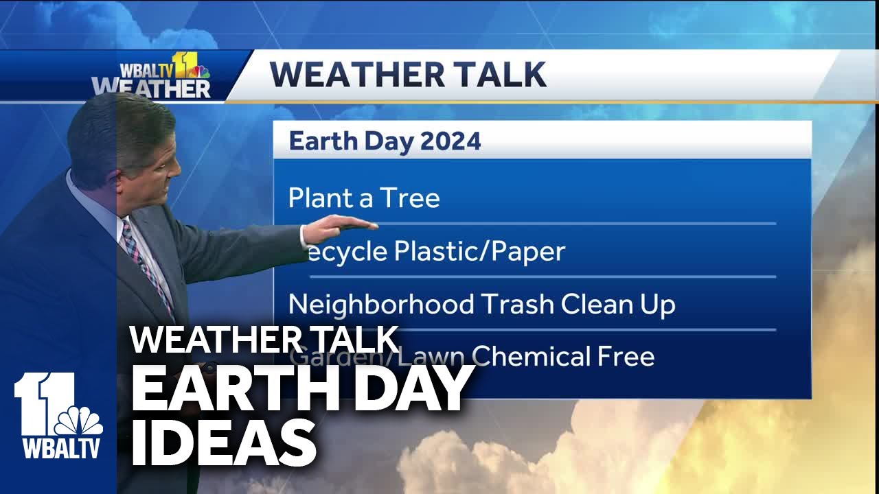 Weather Talk: How to celebrate Earth Day