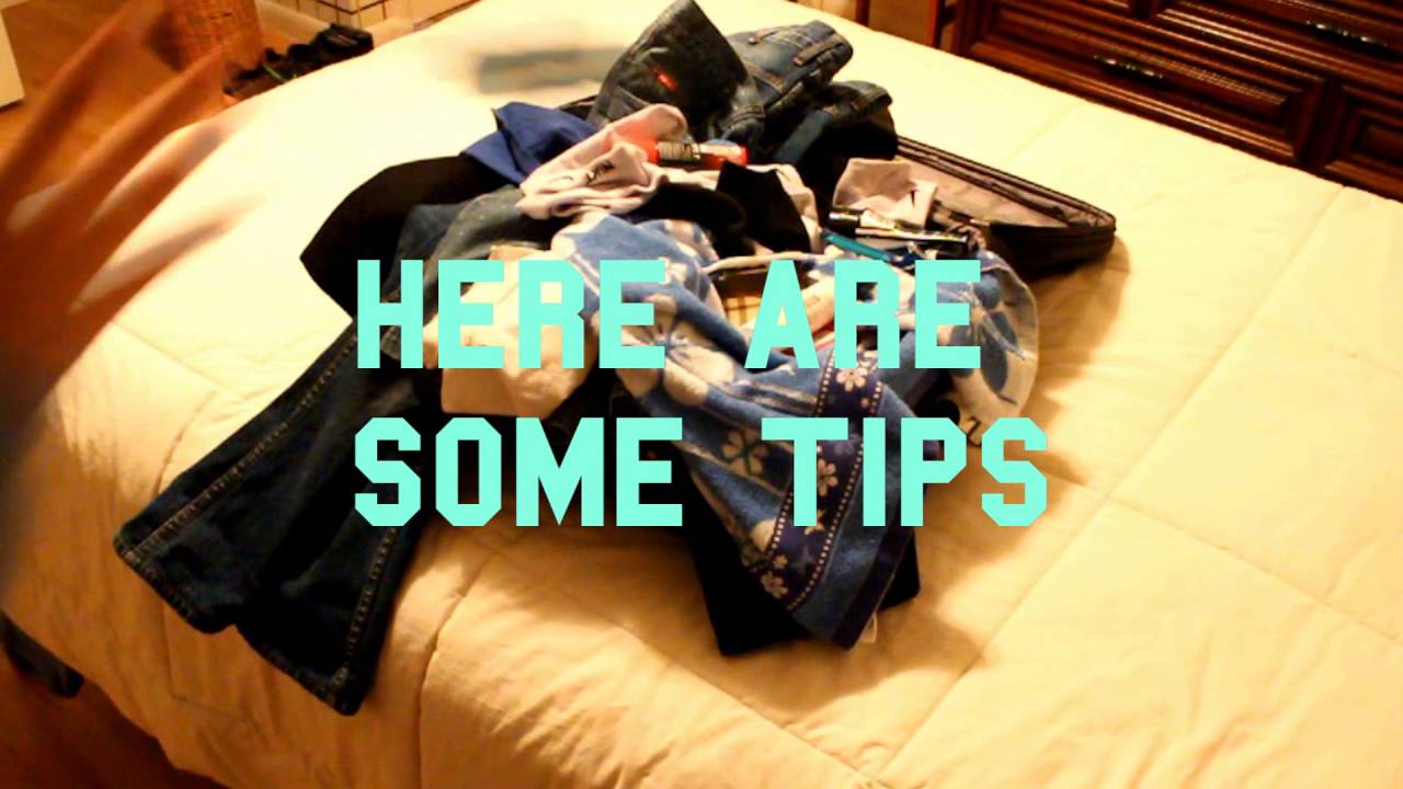 Packing Tips Stopmotion - Packing Hacks for travellers and Exchange Students