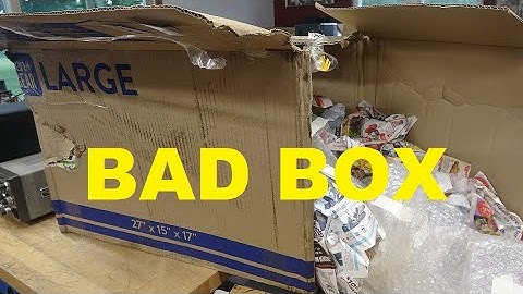 Bad Box Opening Dont ship your classic amp this way! See what's inside