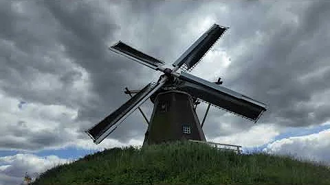 Windmill de Grauwe Beer Beesel, Limburg/Netherlands