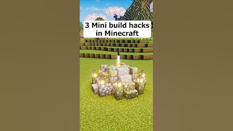 3 BUILDING HACKS in Minecraft You Didn