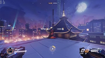 Overwatch - Useless Out of Bounds on Lijiang Tower as Reaper