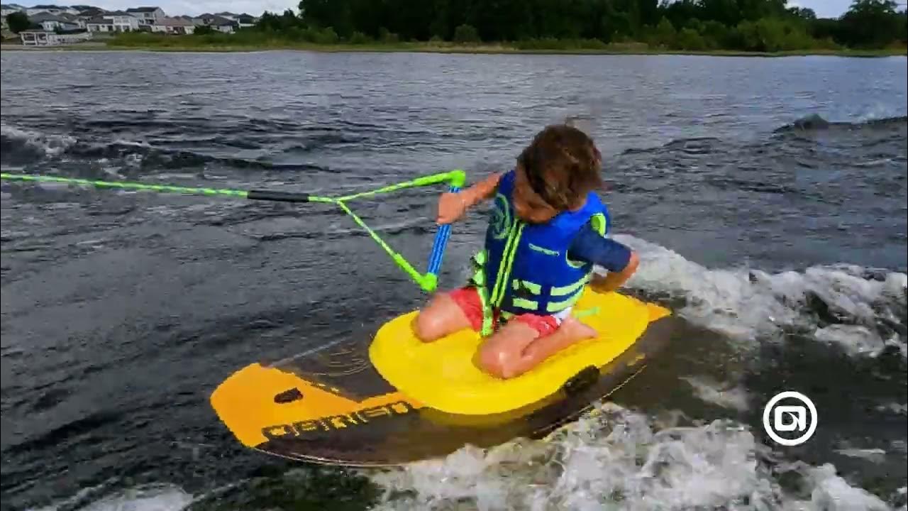 Learning the 360 on the O'Brien Ricochet Kneeboard YouTube