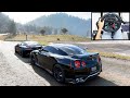 Forza Horizon 5 Online - Nissan GT-R &amp; Mercedes AMG GT-R | Logitech g29 gameplay