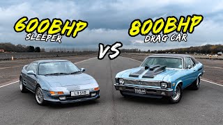 800BHP 9.8L CHEVY NOVA VS 600BHP K SWAPPED TOYOTA MR2 - OG BATTLES