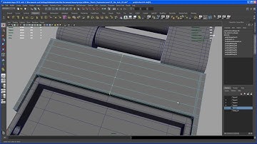 Modeling tutorial in Maya - ROLEX DAYTONA watch - Part 36: the lock 04