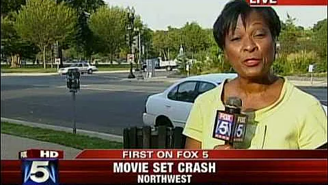 Autobot Bumblebee Hits DC Police SUV at Transformers Filming in D.C. Fox 5 News WTTG-TV