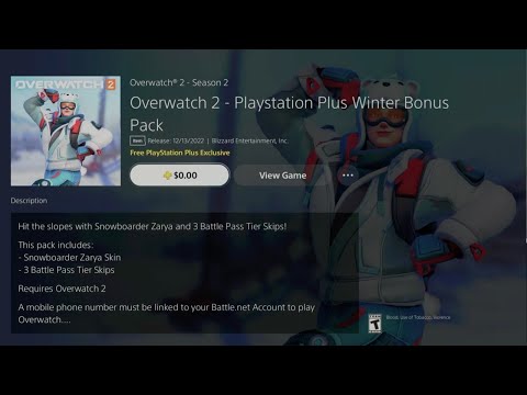 How to Get Overwatch 2 PlayStation Plus Winter Bonus Pack | PS Plus Exclusive | PS5 YouTube