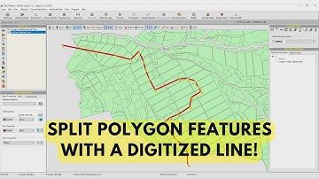 Split a Polygon Feature with a Digitized Line / Divide Polygons with a Previously Drawn Line Feature