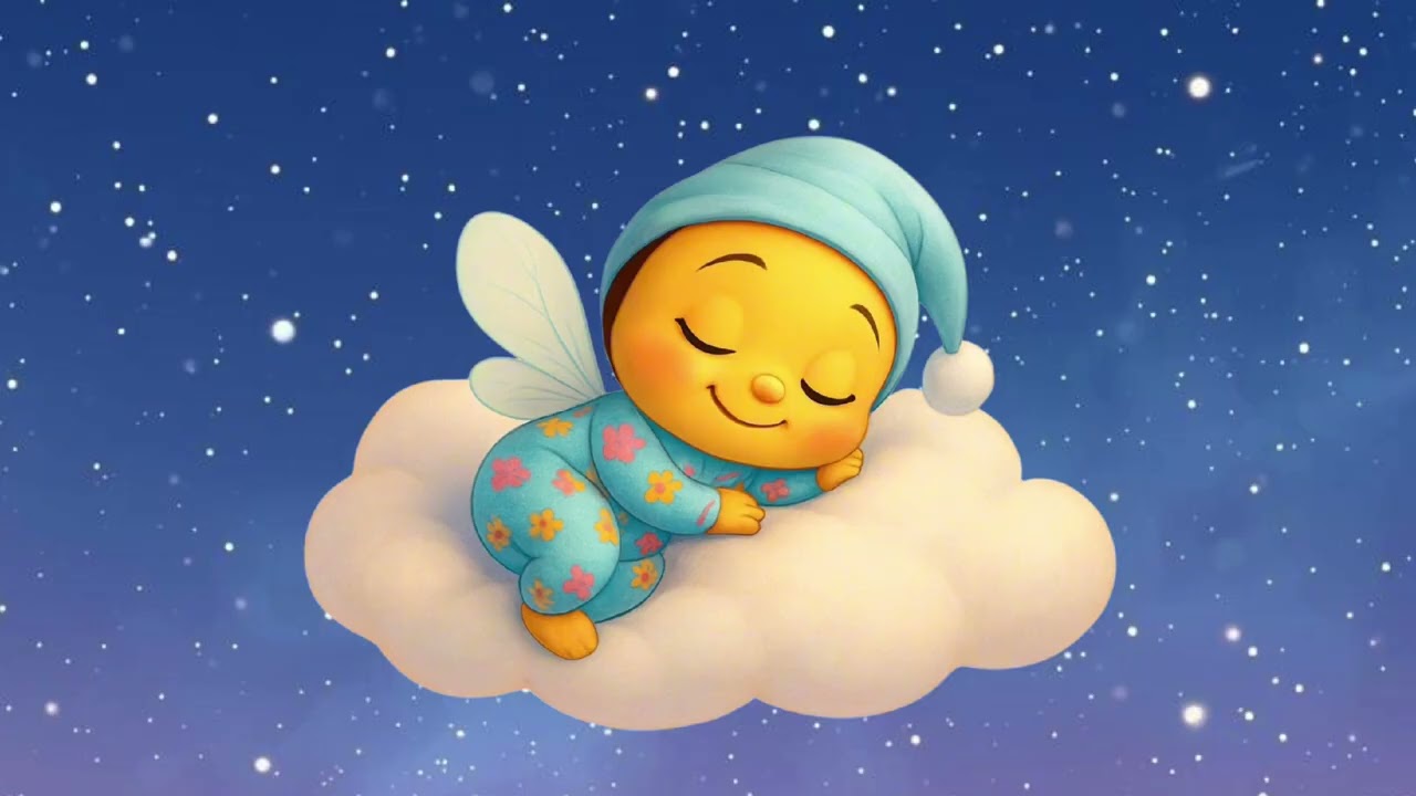 1 Hour Baby Sleep Lullaby 🌙 Moon Fairy Dreams (432 Hz, No Vocals)
