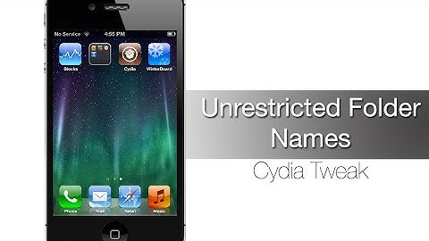 Unrestricted Folder Names Jailbreak Tweak: Hands-on - iPhone Hacks