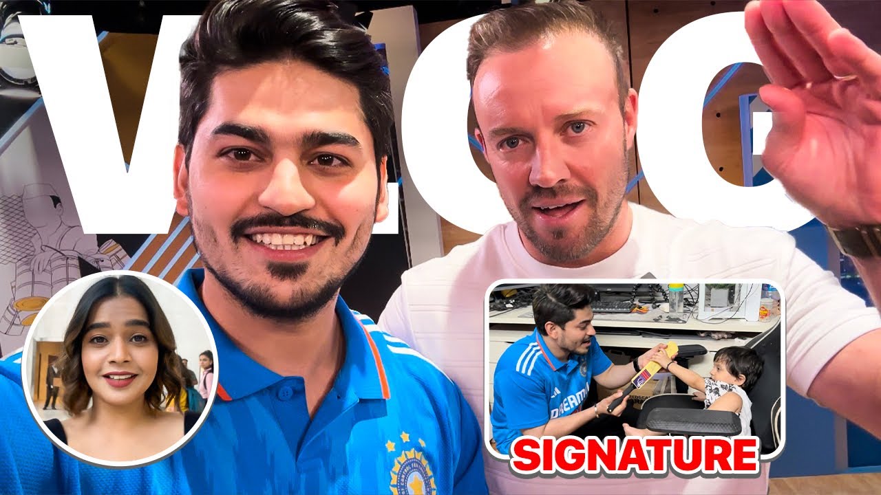 I Met AB D VILLIERS | Suhani Shah Vlogs 🤣