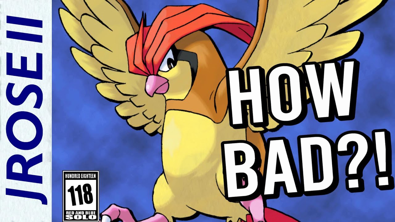 How BRUTAL is Pidgeotto in Pokemon Red/Blue?