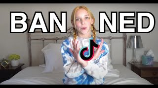 THIS IS WHAT IT'S LIKE TO GET BANNED FROM TIKTOK **WORST DAY EVER**  #LillyK #tiktok