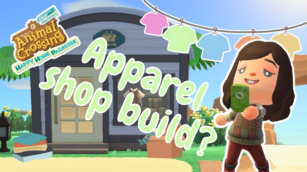 Decorating the apparel shop on HHP? Animal Crossing New Horizons