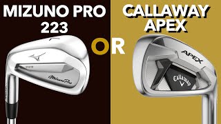 I didn't expect such a CLEAR WINNER! Mizuno Pro 223 v Callaway Apex