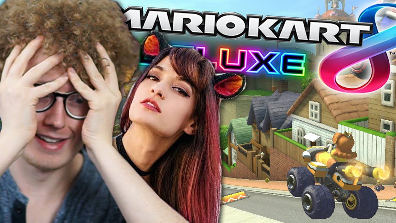 THEY MADE ME PLAY WITH TILT CONTROLS - Mario Kart 8 Deluxe