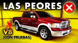 Las PEORES PickUp V8 (Con PRUEBAS y AUNQUE TE DUELA) (Peores y Mejores Parte 1)