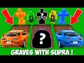 What GRAVE TO CHOOSE TO GET A SUPRA in Minecraft ? LAVA VS WATER VS SECRET SUPRA GRAVE !