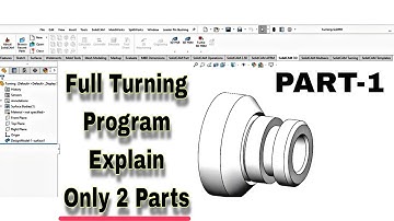 Solidcam turning program day 11 | Part-1 #solidcam 2023 #cnc