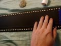 How To Sew A Beaded Strip Onto Leather