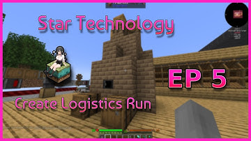 Star Technology - Create Mod Logistics Run - Episode 5 - Ore Factory, Blast Furnace