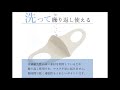 ひんやり接触冷感洗えるマスク