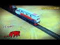 Before and after kereta api miniatur  stop motion miniatur kereta api