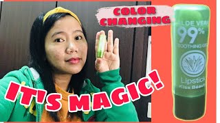 ALOE VERA LIPSTICK | THE COLOR CHANGING LIPSTICK REVIEW screenshot 2
