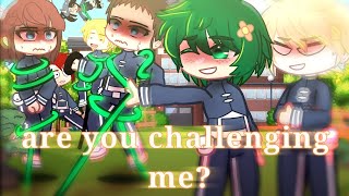 🧡😳are you challenging me‼️💚||BNHA~littel bkdk||💚🧡