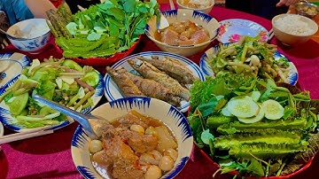  Bông Súng Bóp Gỏi Chấm Thịt Kho Trứng ,Món Ăn Truyền Thống Ngày Tết •UMQT | #982