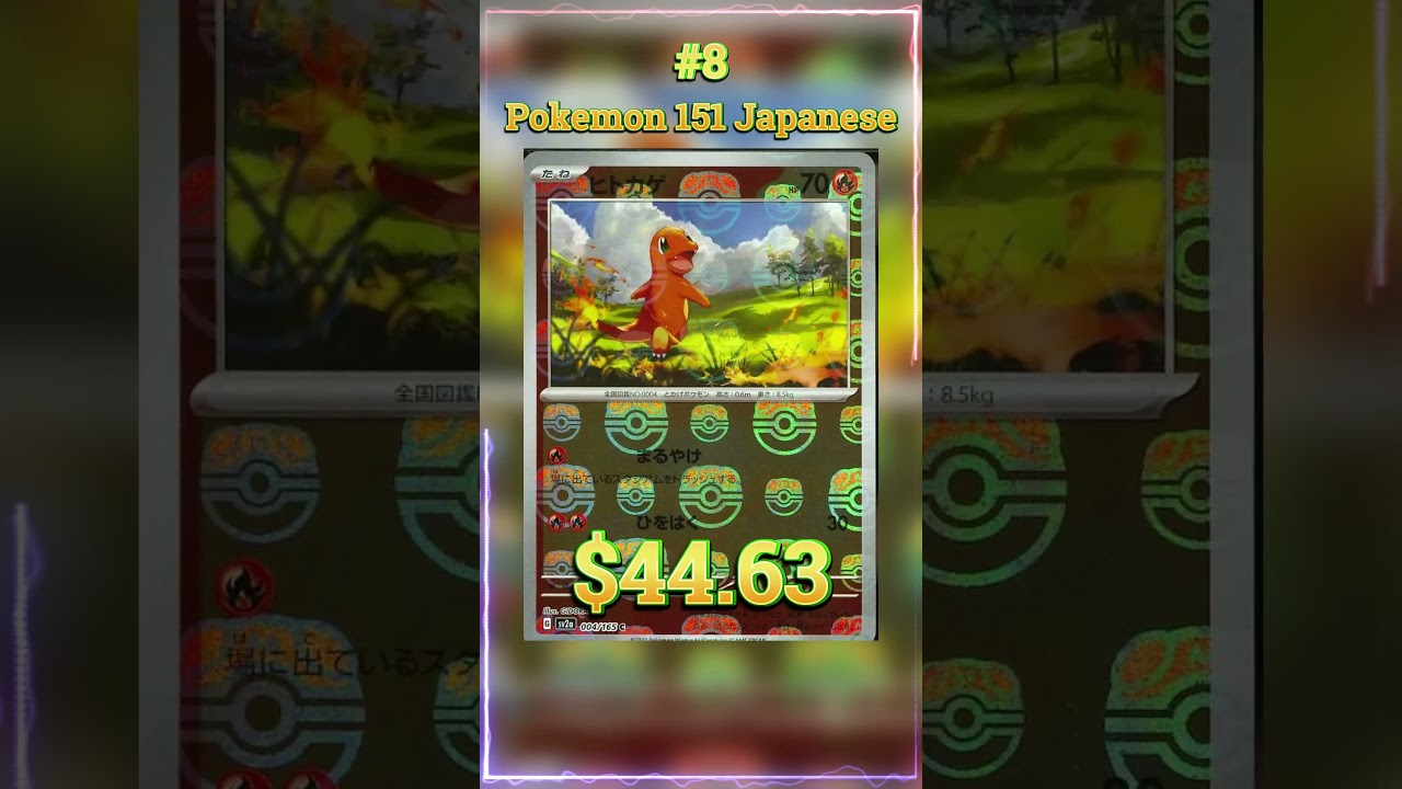 Top 11 Most Expensive Charmander Pokemon Cards! 