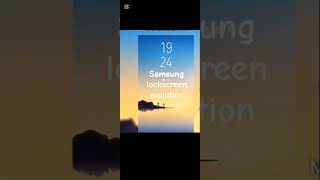 Samsung lockscreen evolution
