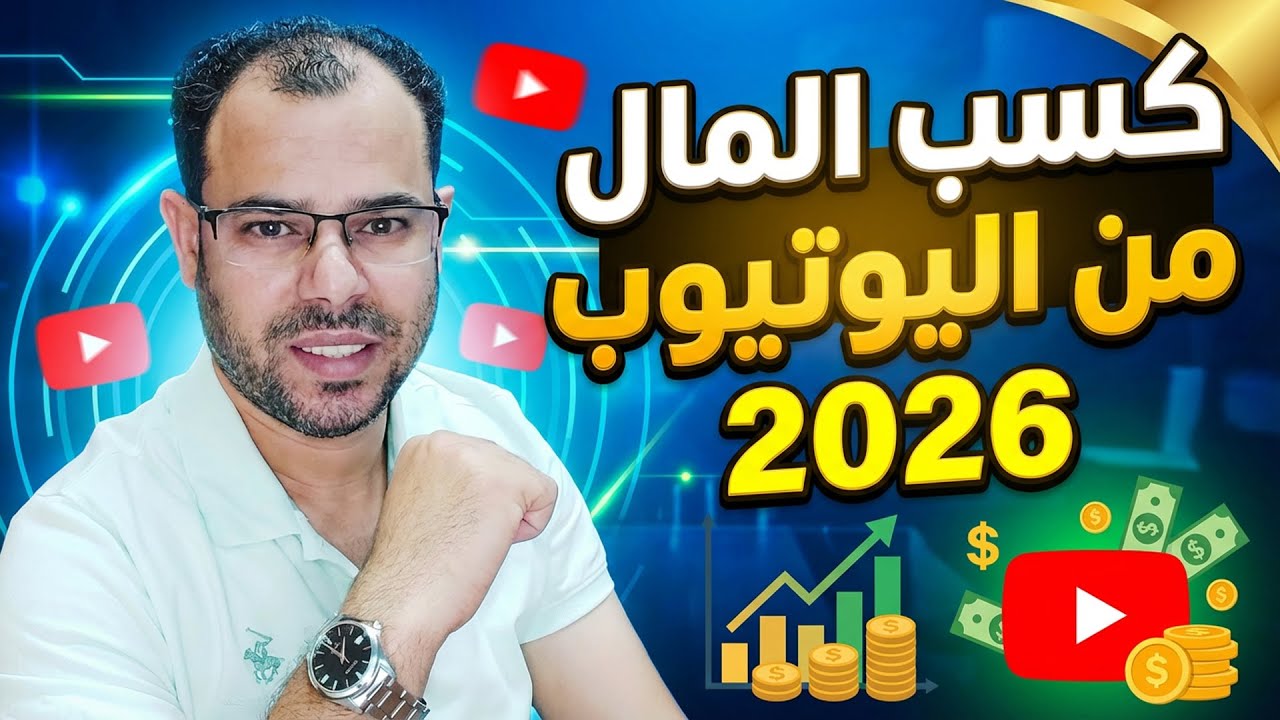 كيفية كسب المال من اليوتيوب 2026 اشتغل صح على YouTube