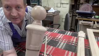 Видео Кровать двухспальняя Красивая ножка. Старинный фонарь. (автор: Иван Баев)