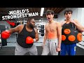 Last To Stop Getting Punched By WORLD'S STRONGEST MAN Wins!